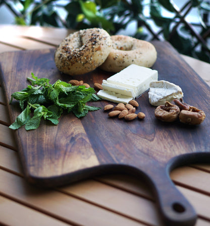 Wooden Square Cutting Board, Mango Wood, Food Safe